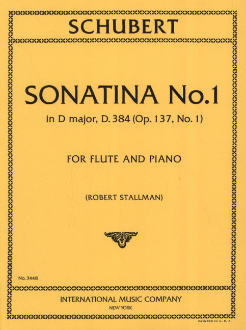 Sonatina No.1 D major&nbsp;&nbsp;for flute and piano&nbsp;&nbsp;