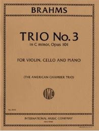 Trio no.3 in c minor op.101&nbsp;&nbsp;for violin, cello and piano&nbsp;&nbsp;