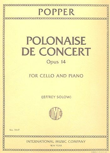 Polonaise de concert op.14  für Violoncello und Klavier  