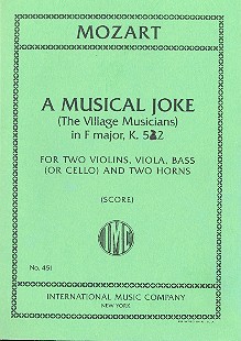 A musical Joke in F Major KV522