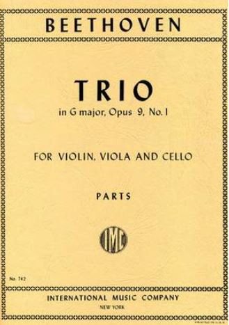 Trio g major op.9/1&nbsp;&nbsp;for violin, viola and cello&nbsp;&nbsp;