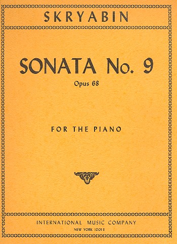 Sonate Nr.9 op.68  für Klavier  