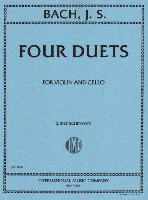 Four Duets&nbsp;&nbsp;for violin and cello&nbsp;&nbsp;
