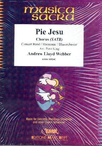 Pie Jesu&nbsp;&nbsp;für gem Chor und Blasorchester&nbsp;&nbsp;Partitur, 20 Chorpartituren und Stimmen