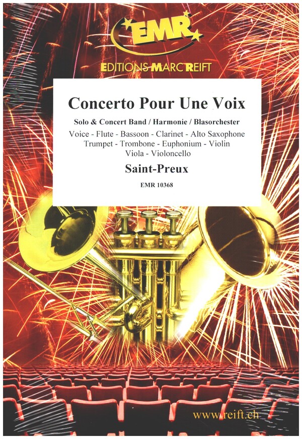 Concerto Pour Une Voix (Violin Solo)&nbsp;&nbsp;für Solo-Violine und Blasorchester&nbsp;&nbsp;Partitur und Stimmen
