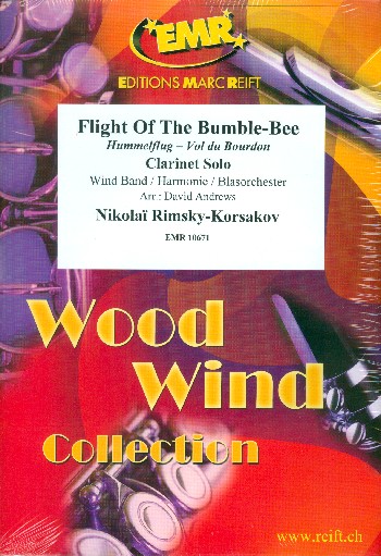 Hummelflug&nbsp;&nbsp;für Klarinette und Blasorchester&nbsp;&nbsp;Partitur und Stimmen