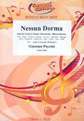 Nessun Dorma für Soloinstrument&nbsp;&nbsp;und Blasorchester&nbsp;&nbsp;