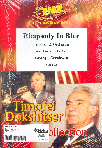 Rhapsody in Blue&nbsp;&nbsp;für Trompete und Orchester&nbsp;&nbsp;Partitur und Stimmen