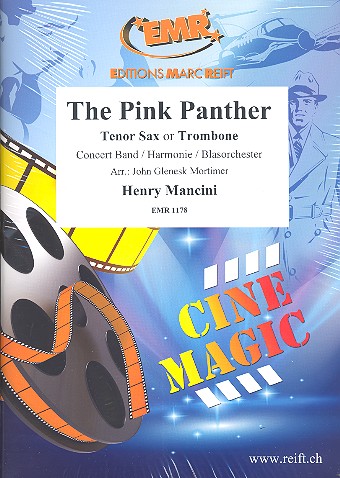 The Pink Panther:  für Tenorsaxophon (Posaune) und Blasorchester  Partitur und Stimmen