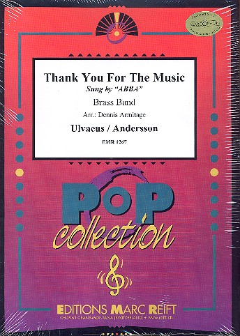 Thank You for the Music: for brass band  score and parts  