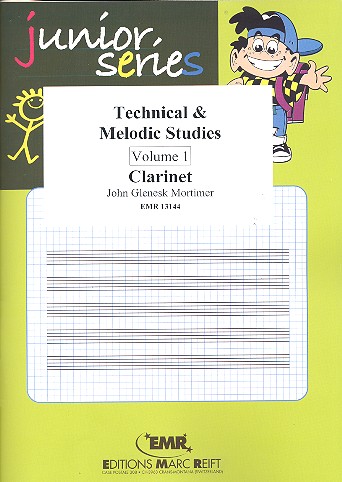 Technical and melodic Studies vol.1&nbsp;&nbsp;for clarinet&nbsp;&nbsp;