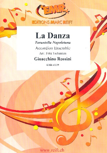 La danza&nbsp;&nbsp;für Akkordeon-Ensemble&nbsp;&nbsp;Partitur und Stimmen