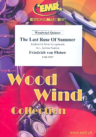 The Last Rose Of Summer für 5 Holzbläser  (Keyboard und Percussion ad lib)  Partitur und Stimmen
