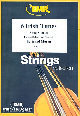 6 Irish Tunes: für 5 Streicher&nbsp;&nbsp;(Keyboard und Percussion ad lib)&nbsp;&nbsp;Partitur und Stimmen