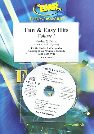 Fun and easy Hits vol.1 (+CD):&nbsp;&nbsp;for violin and piano&nbsp;&nbsp;