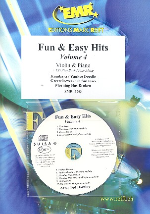 Fun and easy Hits vol.4 (+CD):&nbsp;&nbsp;for ciolin and piano&nbsp;&nbsp;
