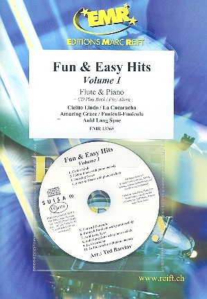 Fun and easy Hits vol.1 (+CD):&nbsp;&nbsp;for flute and piano&nbsp;&nbsp;