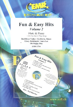 Fun and easy Hits vol.2 (+CD):&nbsp;&nbsp;for flute and piano&nbsp;&nbsp;