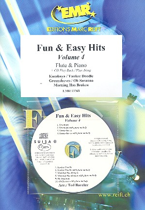 Fun and easy Hits vol.4 (+CD):&nbsp;&nbsp;for flute and piano&nbsp;&nbsp;
