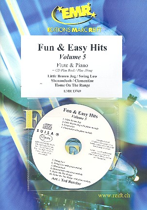 Fun and easy Hits vol.5 (+CD):&nbsp;&nbsp;for flute and piano&nbsp;&nbsp;