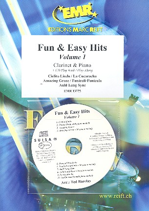 Fun and easy Hits vol.1 (+CD):&nbsp;&nbsp;for clarinet and piano&nbsp;&nbsp;