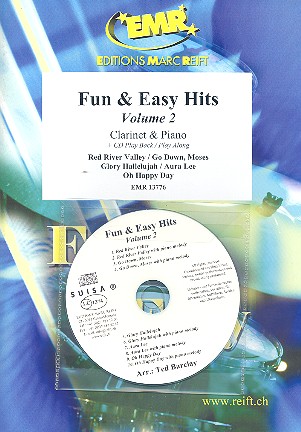 Fun and easy Hits vol.2 (+CD):&nbsp;&nbsp;for clarinet and piano&nbsp;&nbsp;