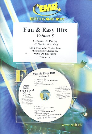 Fun and easy Hits vol.5 (+CD):&nbsp;&nbsp;for clarinet and piano&nbsp;&nbsp;