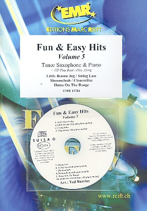 Fun and easy Hits vol.5 (+CD):&nbsp;&nbsp;for tenor saxophone and piano&nbsp;&nbsp;