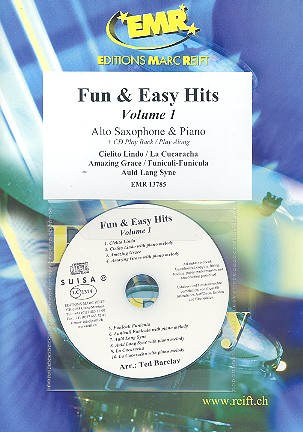 Fun and easy Hits vol.1 (+CD):&nbsp;&nbsp;for alto saxophone and piano&nbsp;&nbsp;