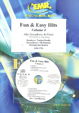 Fun and easy Hits vol.4 (+CD):&nbsp;&nbsp;for alto saxophone and piano&nbsp;&nbsp;