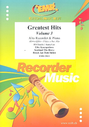 Greatest Hits vol.3&nbsp;&nbsp;for alto recorder and piano&nbsp;&nbsp;