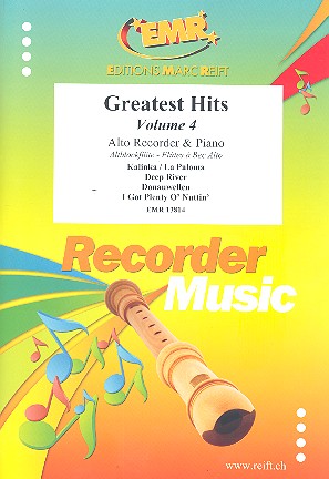 Greatest Hits vol.4&nbsp;&nbsp;for alto recorder and piano&nbsp;&nbsp;