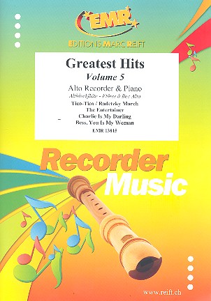 Greatest Hits vol.5:&nbsp;&nbsp;for alto recorder and piano&nbsp;&nbsp;