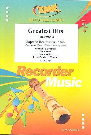 Greatest Hits vol.4:&nbsp;&nbsp;for soprano recorder and piano&nbsp;&nbsp;