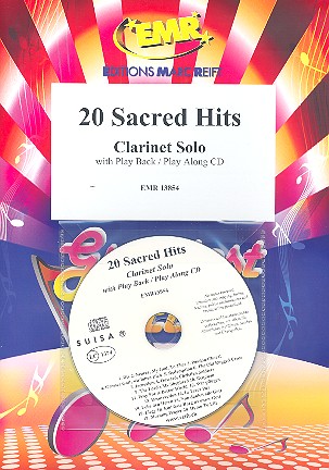 20 sacred Hits (+CD)&nbsp;&nbsp;for clarinet&nbsp;&nbsp;