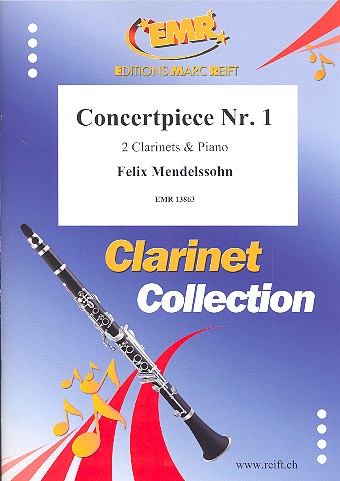 Konzertstück Nr.1&nbsp;&nbsp;für 2 Klarinetten und Klavier&nbsp;&nbsp;Stimmen