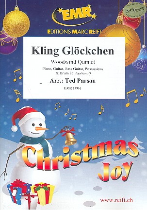 Kling Glöckchen&nbsp;&nbsp;for 5 woodwind instruments (ensemble) (rhythm group ad lib)&nbsp;&nbsp;score and parts