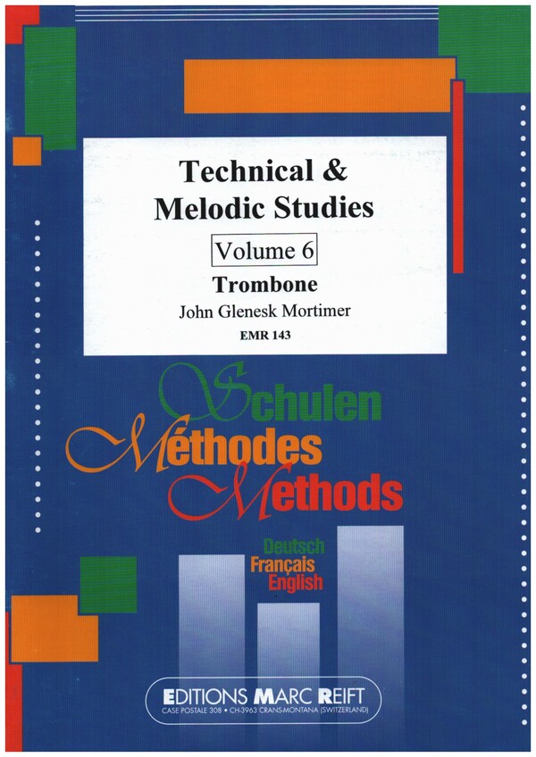 Technical and Melodic Studies vol.6&nbsp;&nbsp;for trombone&nbsp;&nbsp;