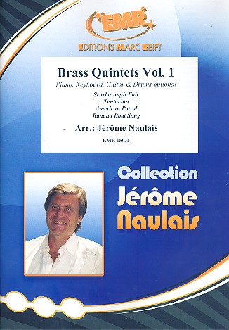 Brass Quintets vol.1&nbsp;&nbsp;for 5 brass instruments (ensemble) (rhythm group ad lib)&nbsp;&nbsp;score and parts