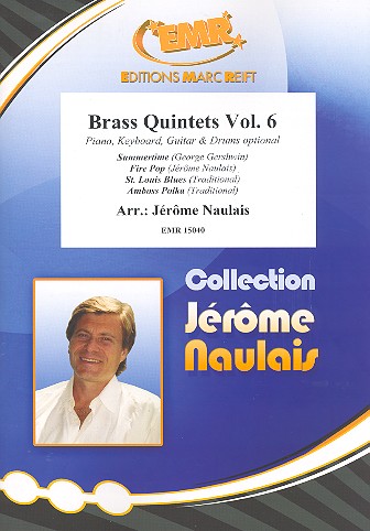 Brass Quintets vol.6&nbsp;&nbsp;for 5 brass instruments (ensemble) (rhythm group ad lib)&nbsp;&nbsp;score and parts