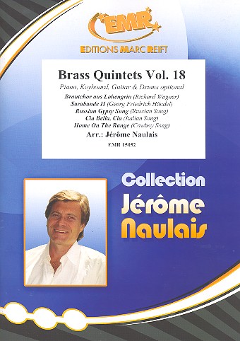 Brass Quintets vol.18&nbsp;&nbsp;for 5 brass instruments (ensemble) (rhythm group ad lib)&nbsp;&nbsp;score and parts