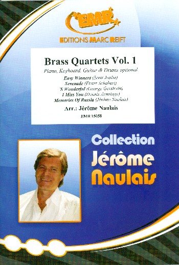 Brass Quartets Band 1&nbsp;&nbsp;für 4 Blechbläser (Ensemble) (Klavier, Gitarre und Percussion ad lib)&nbsp;&nbsp;Partitur und Stimmen