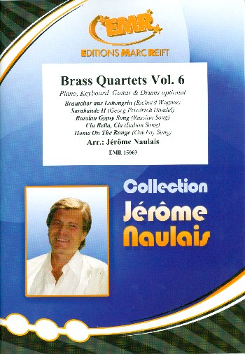 Brass Quartets Band 6&nbsp;&nbsp;für 4 Blechbläser (Ensemble) (Klavier, Gitarre und Percussion ad lib)&nbsp;&nbsp;Partitur und Stimmen