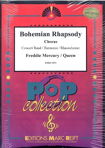 Bohemian Rhapsody für gem Chor und  Blasorchester  Partitur und Stimmen