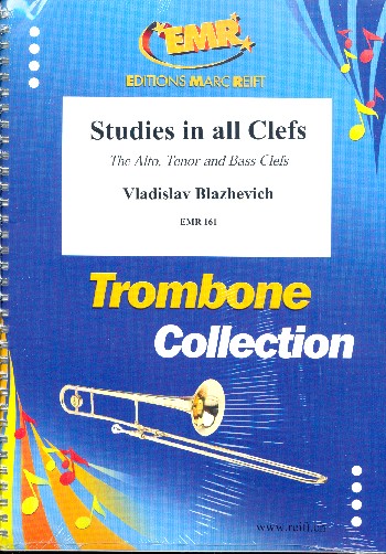 Studies in all Clefs für Posaune (Alt-, Tenor-  und Bass-Schlüssel)  