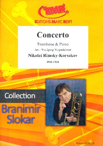 Concerto B flat major  for trombone and piano  