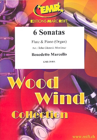 6 Sonatas&nbsp;&nbsp;for flute and piano (organ)&nbsp;&nbsp;