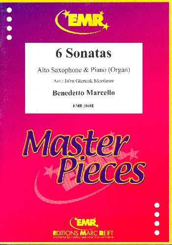 6 Sonatas&nbsp;&nbsp;for alto saxophone and piano (organ)&nbsp;&nbsp;