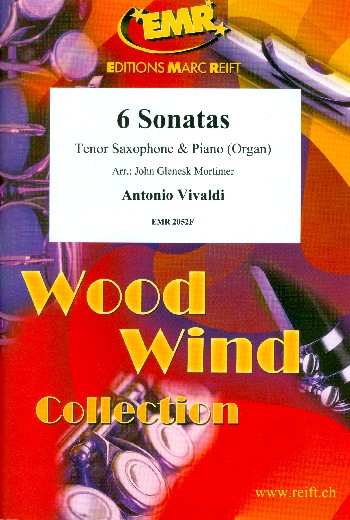 6 Sonatas  für Tenorsaxophon und Klavier (Orgel)  