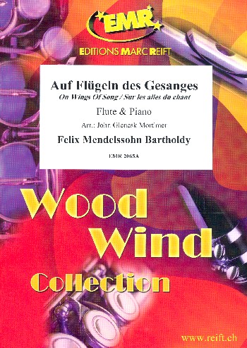 Auf Flügeln des Gesanges&nbsp;&nbsp;für Flöte und Klavier&nbsp;&nbsp;